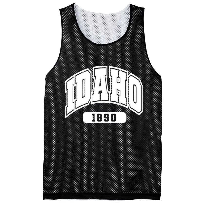 Idaho Collegiate Style 1890 Mesh Reversible Basketball Jersey Tank