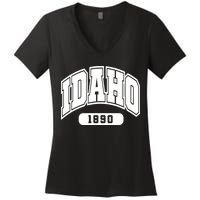 Idaho Collegiate Style 1890 Women's V-Neck T-Shirt