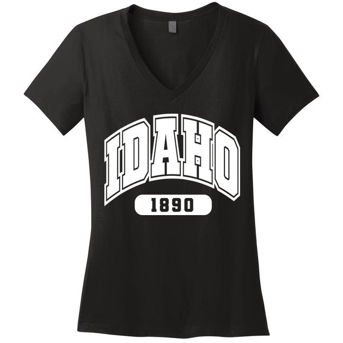Idaho Collegiate Style 1890 Women's V-Neck T-Shirt
