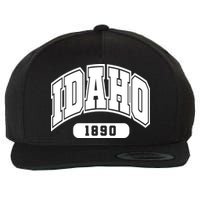 Idaho Collegiate Style 1890 Wool Snapback Cap
