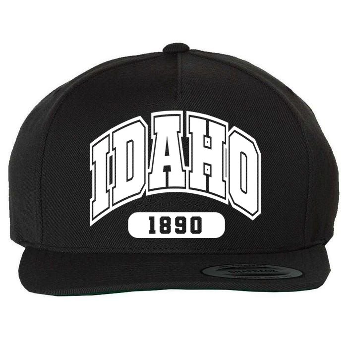 Idaho Collegiate Style 1890 Wool Snapback Cap