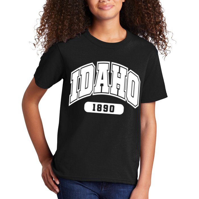 Idaho Collegiate Style 1890 Kids T-Shirt