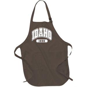 Idaho Collegiate Style 1890 Full-Length Apron With Pockets