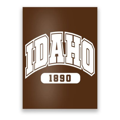 Idaho Collegiate Style 1890 Poster