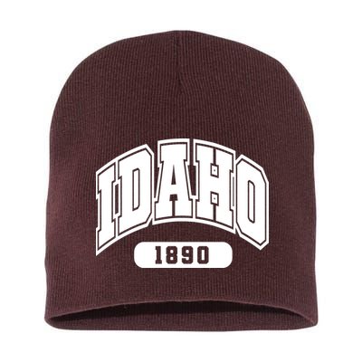 Idaho Collegiate Style 1890 Short Acrylic Beanie