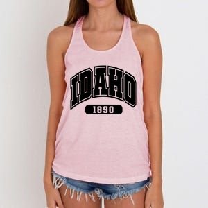 Idaho Collegiate Style 1890 Women's Knotted Racerback Tank