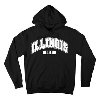 Illinois Collegiate Style 1818 Tall Hoodie