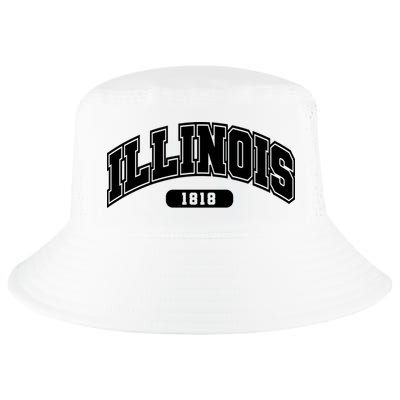 Illinois Collegiate Style 1818 Cool Comfort Performance Bucket Hat