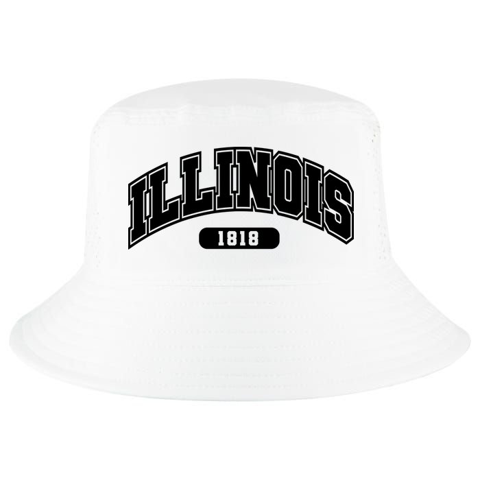 Illinois Collegiate Style 1818 Cool Comfort Performance Bucket Hat