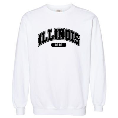 Illinois Collegiate Style 1818 Garment-Dyed Sweatshirt