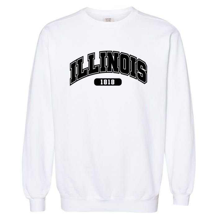 Illinois Collegiate Style 1818 Garment-Dyed Sweatshirt