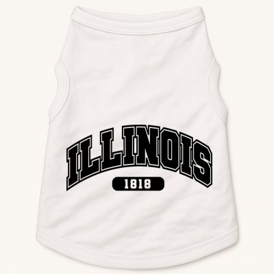 Illinois Collegiate Style 1818 Doggie Tank