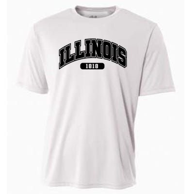 Illinois Collegiate Style 1818 Cooling Performance Crew T-Shirt