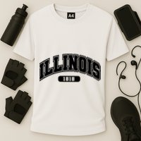 Illinois Collegiate Style 1818 Performance Shirt