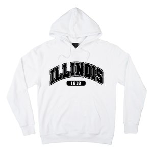 Illinois Collegiate Style 1818 Hoodie