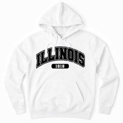 Illinois Collegiate Style 1818 Hoodie