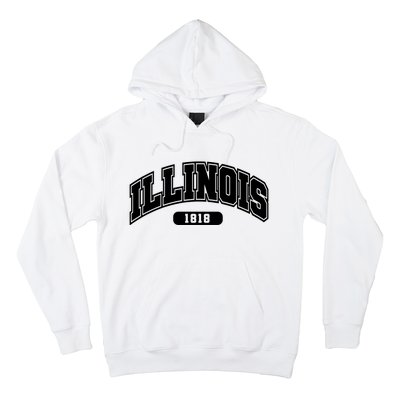 Illinois Collegiate Style 1818 Hoodie