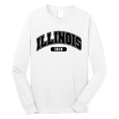 Illinois Collegiate Style 1818 Long Sleeve Shirt