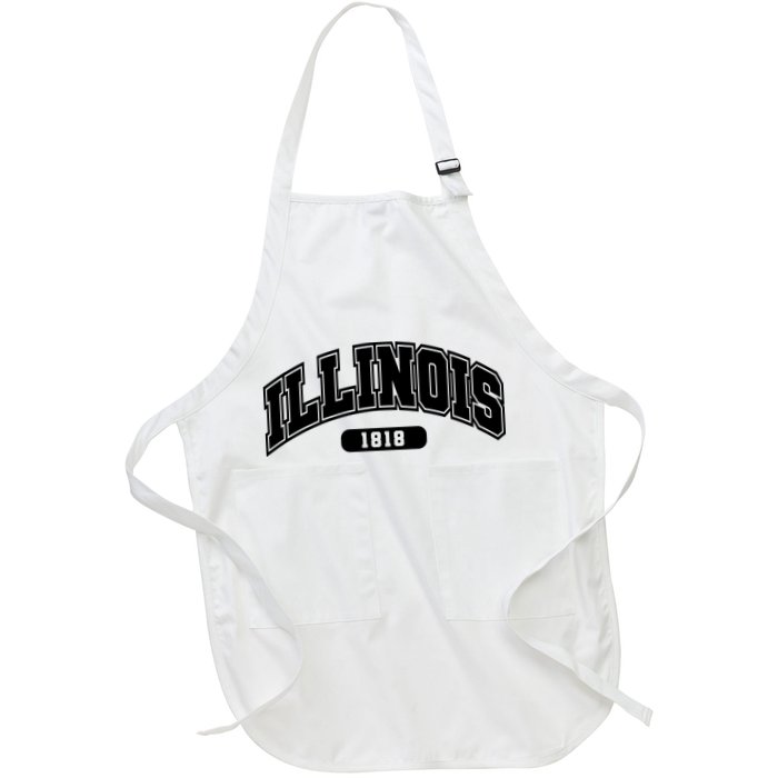 Illinois Collegiate Style 1818 Apron
