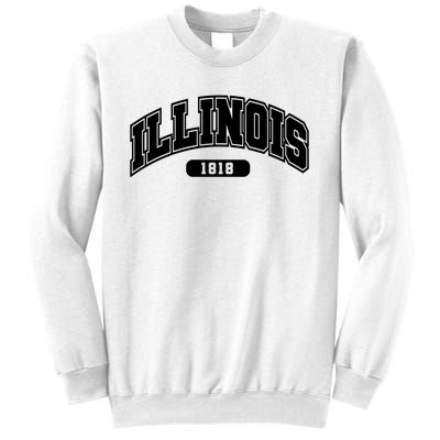 Illinois Collegiate Style 1818 Sweatshirt