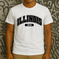 Illinois Collegiate Style 1818 T-Shirt