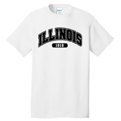 Illinois Collegiate Style 1818 Tall T-Shirt