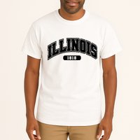 Illinois Collegiate Style 1818 Tall T-Shirt