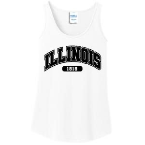 Illinois Collegiate Style 1818 Ladies Essential Tank