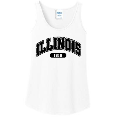 Illinois Collegiate Style 1818 Ladies Essential Tank