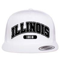Illinois Collegiate Style 1818 Flatbill Hat
