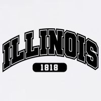 Illinois Collegiate Style 1818 Flatbill Hat
