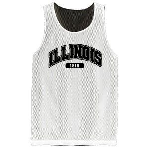 Illinois Collegiate Style 1818 Mesh Reversible Basketball Jersey Tank