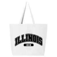 Illinois Collegiate Style 1818 25L Jumbo Tote