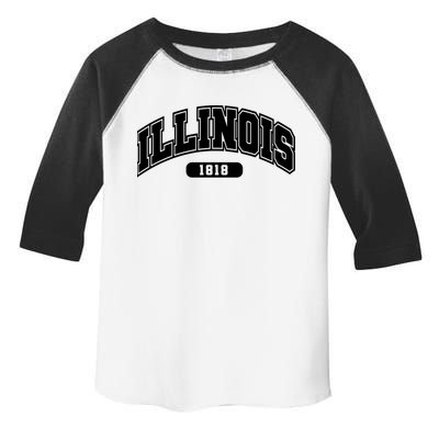 Illinois Collegiate Style 1818 Toddler Fine Jersey T-Shirt
