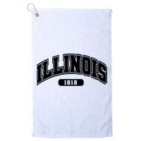 Illinois Collegiate Style 1818 Golf Towel