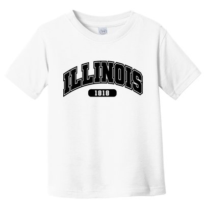 Illinois Collegiate Style 1818 Toddler T-Shirt