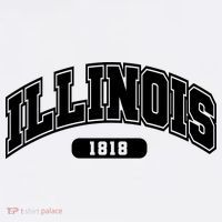 Illinois Collegiate Style 1818 Kids T-Shirt
