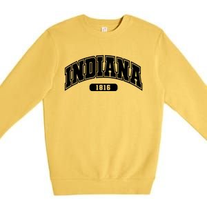 Indiana Collegiate Style 1816 Premium Crewneck Sweatshirt