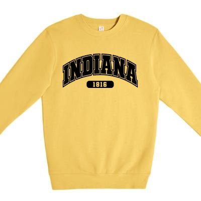 Indiana Collegiate Style 1816 Premium Crewneck Sweatshirt