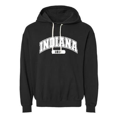 Indiana Collegiate Style 1816 Garment-Dyed Fleece Hoodie
