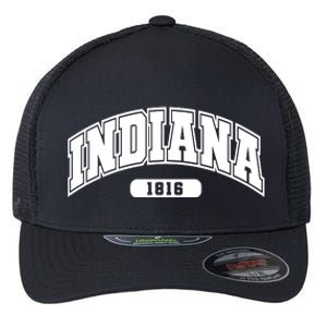 Indiana Collegiate Style 1816 Flexfit Unipanel Trucker Cap