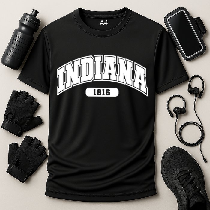 Indiana Collegiate Style 1816 Cooling Performance Crew T-Shirt