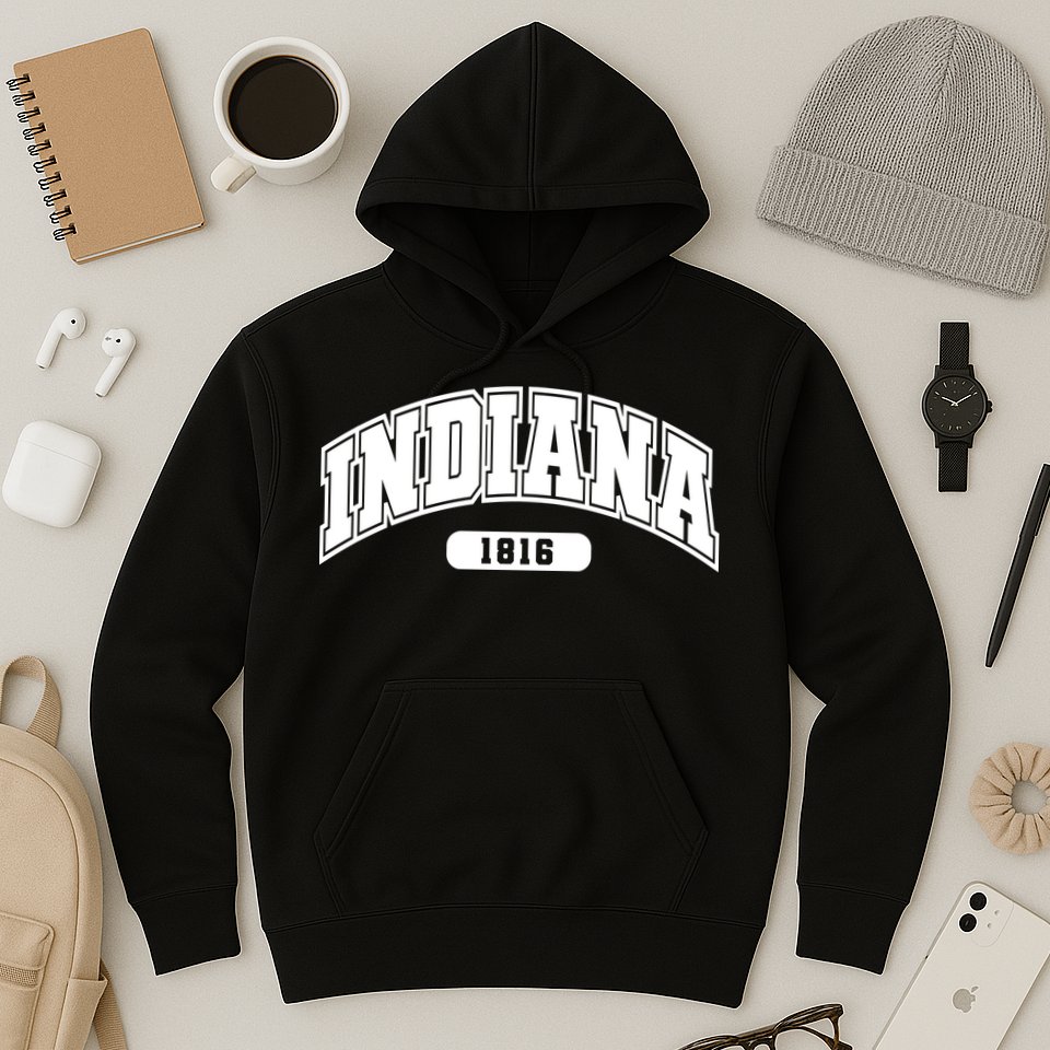 Indiana Collegiate Style 1816 Hoodie