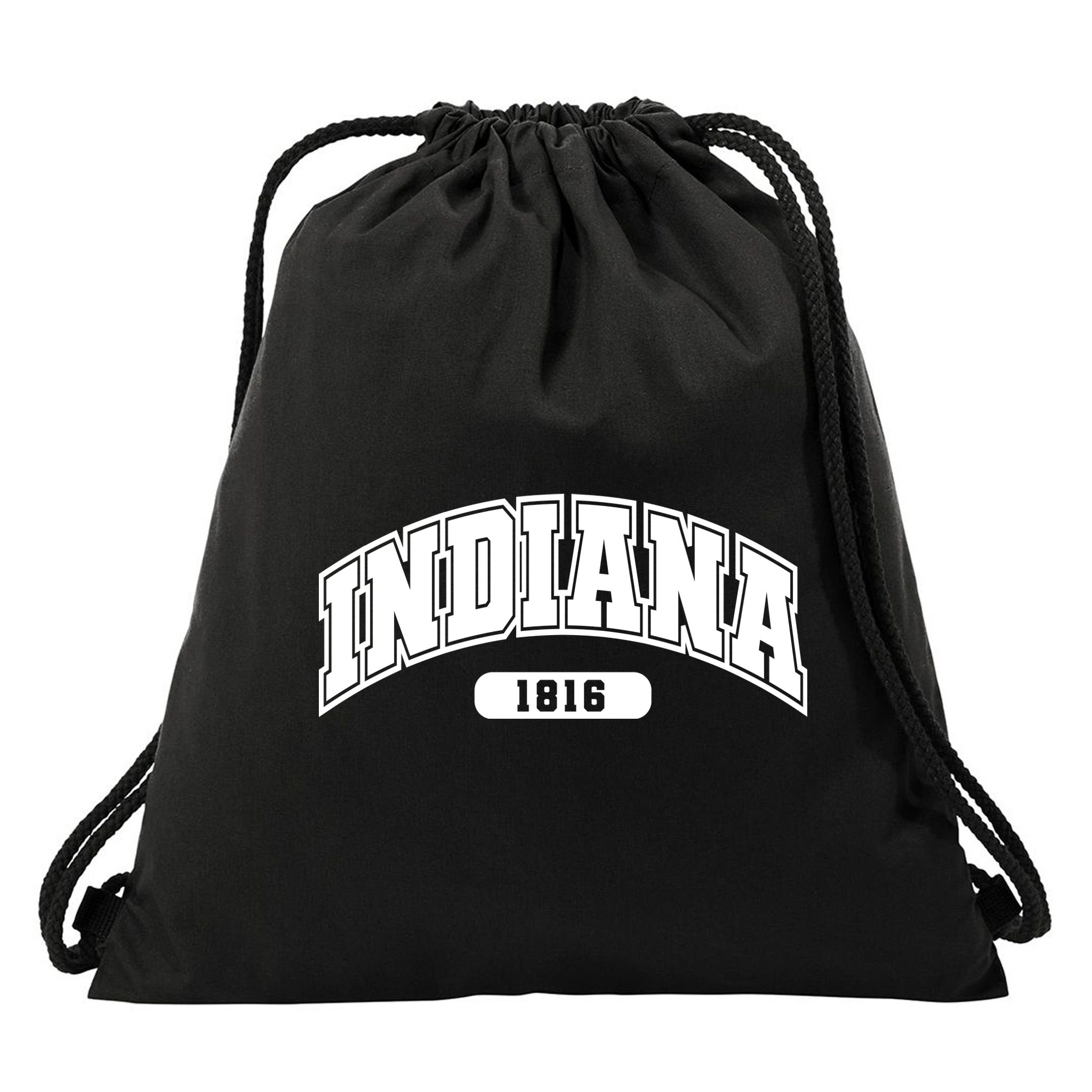 Indiana Collegiate Style 1816 Drawstring Bag