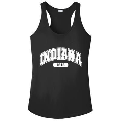 Indiana Collegiate Style 1816 Ladies PosiCharge Competitor Racerback Tank