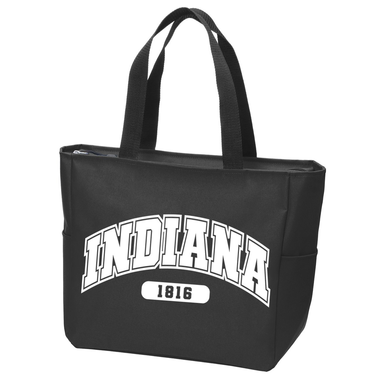Indiana Collegiate Style 1816 Zip Tote Bag