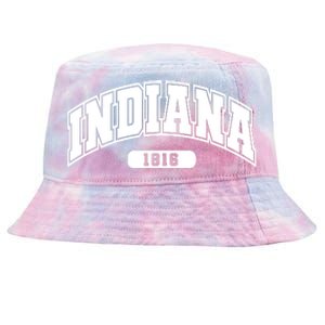 Indiana Collegiate Style 1816 Tie-Dyed Bucket Hat