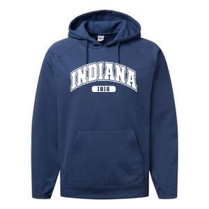 Indiana Collegiate Style 1816 Performance Fleece Hoodie