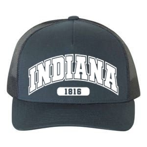 Indiana Collegiate Style 1816 Yupoong Adult 5-Panel Trucker Hat