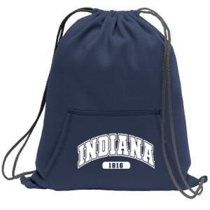 Indiana Collegiate Style 1816 Sweatshirt Cinch Pack Bag